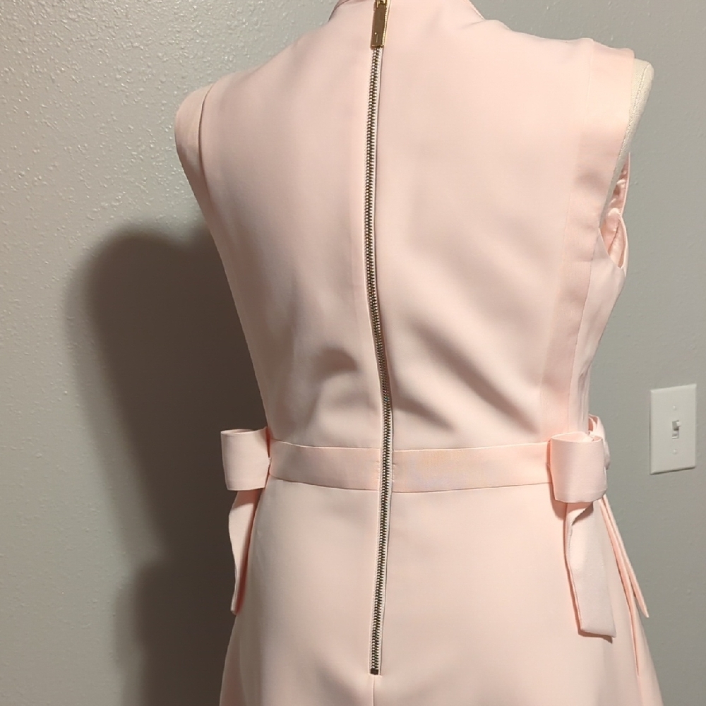 Ted Baker Elegant Sleeveless Pink Dress Size 12 - Picture 9 of 12